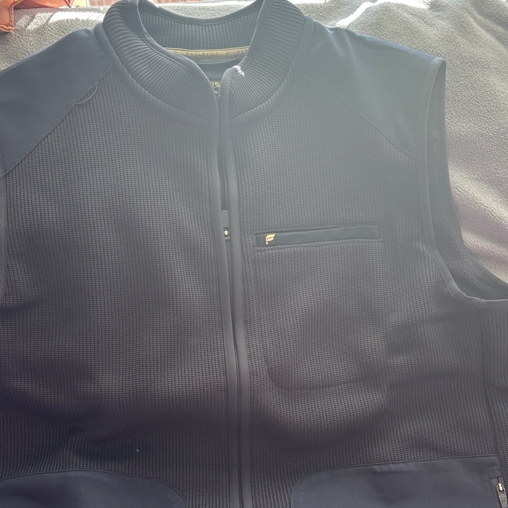 Women blue vest